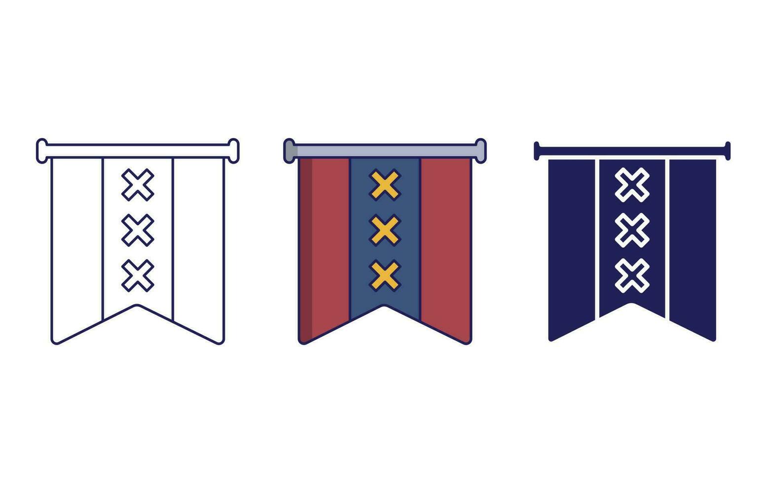 Flag vector icon