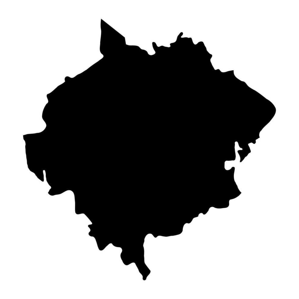Orhei District map, province of Moldova. Vector illustration.