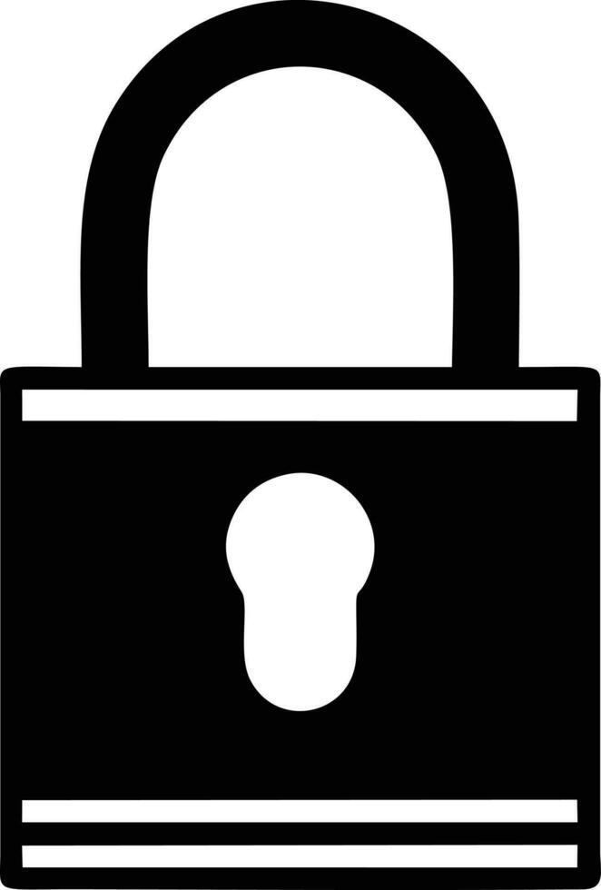 Lock security icon symbol vector image. Illustration of the key secure access system vector design. EPS 10