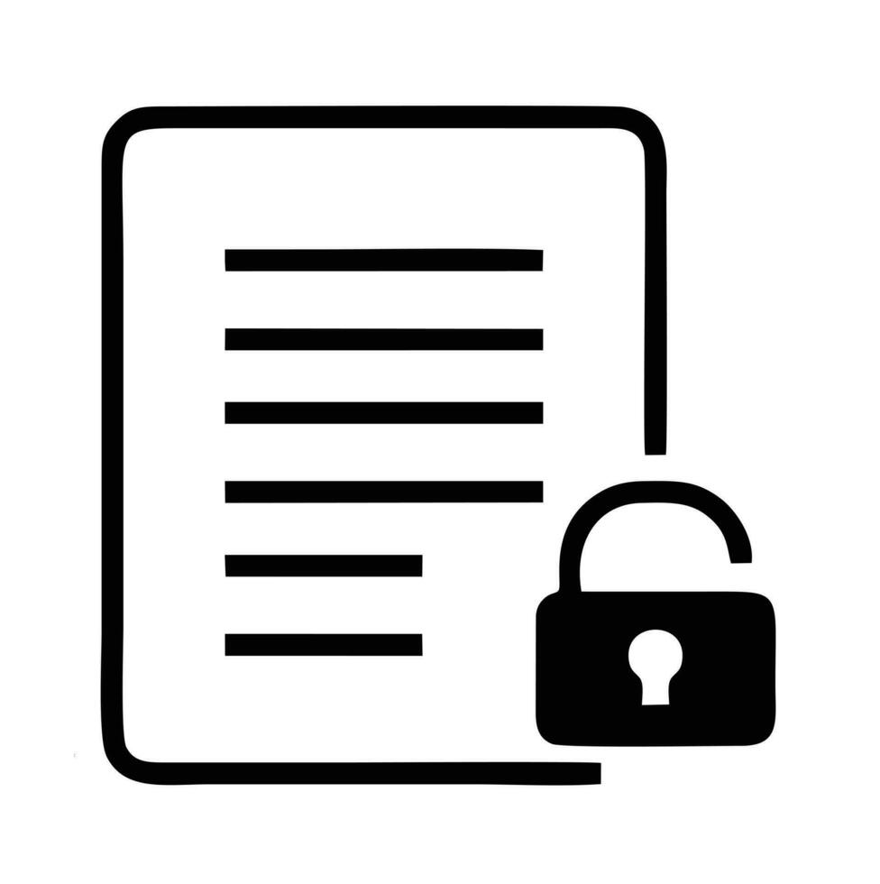 Lock security icon symbol vector image. Illustration of the key secure access system vector design. EPS 10