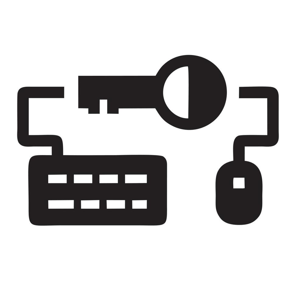 Lock security icon symbol vector image. Illustration of the key secure access system vector design. EPS 10