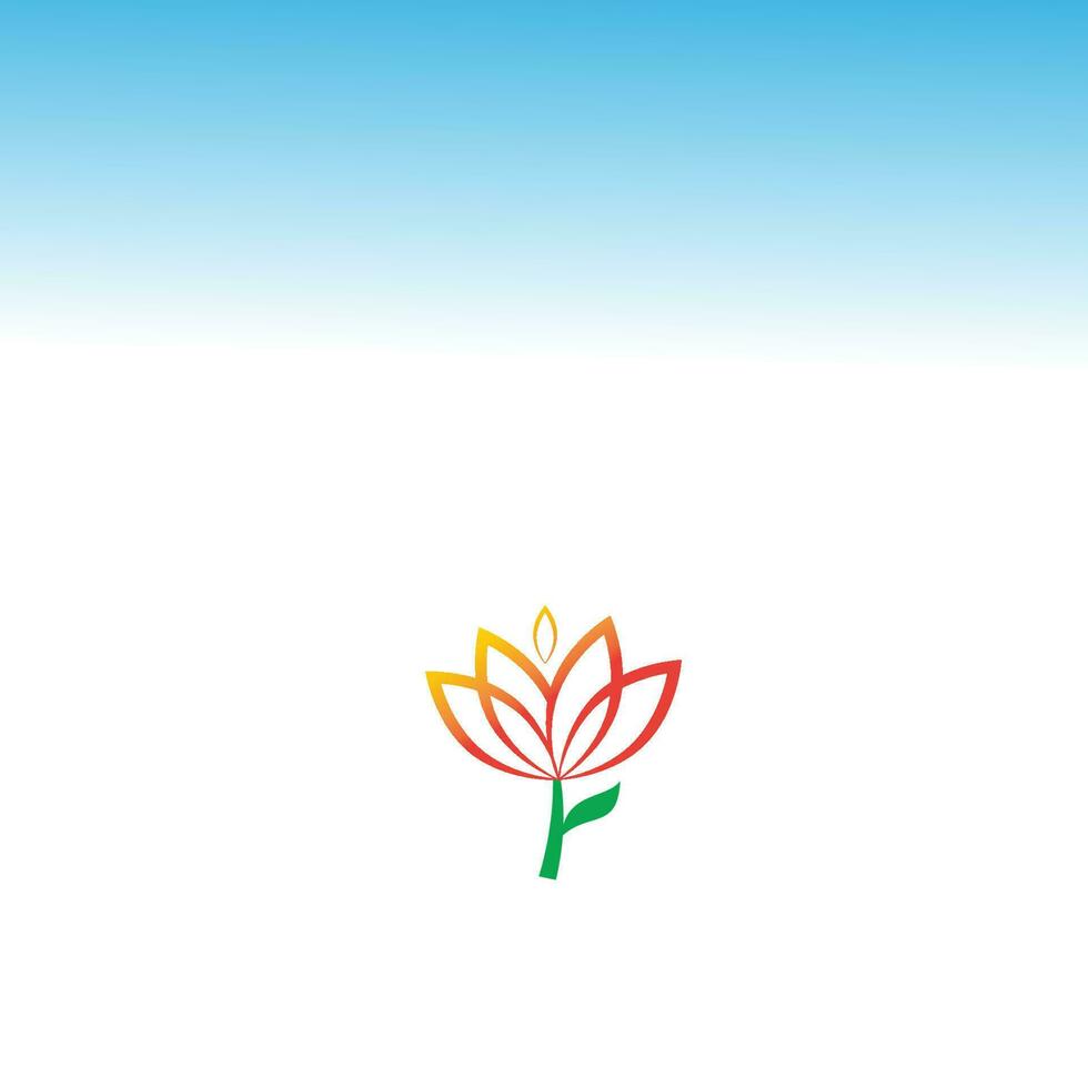 flower vector logo design icon image photo