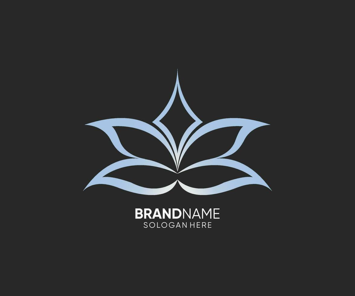 Lotus logo design vector template