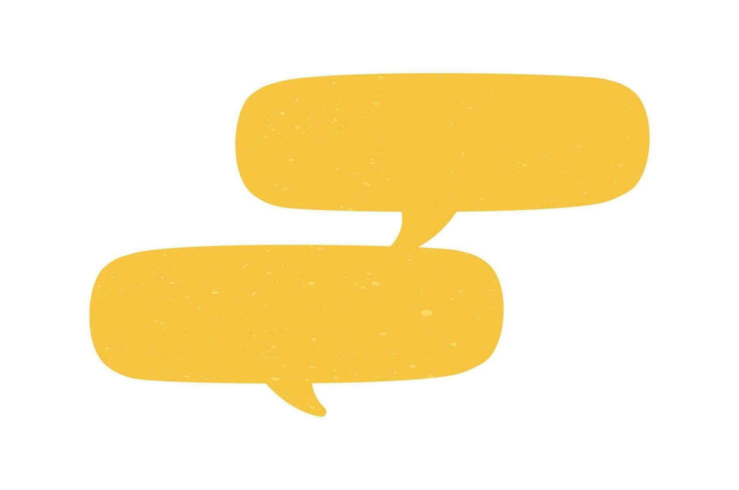 Vintage comic speech bubbles. Grunge texture text box frame, retro chat box, message box. Multiple conversation dialogue template vector illustration.