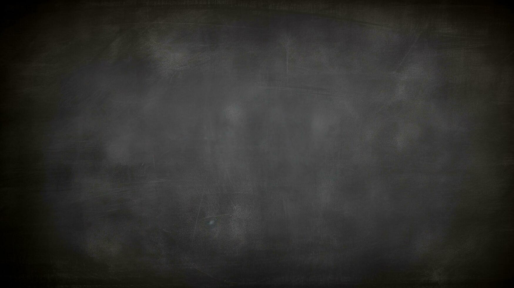 Chalk rubbed out on blackboard texture background, grunge background photo