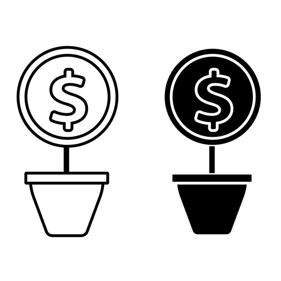 Budgets icon vector set. saving illustration sign collection. money symbol.