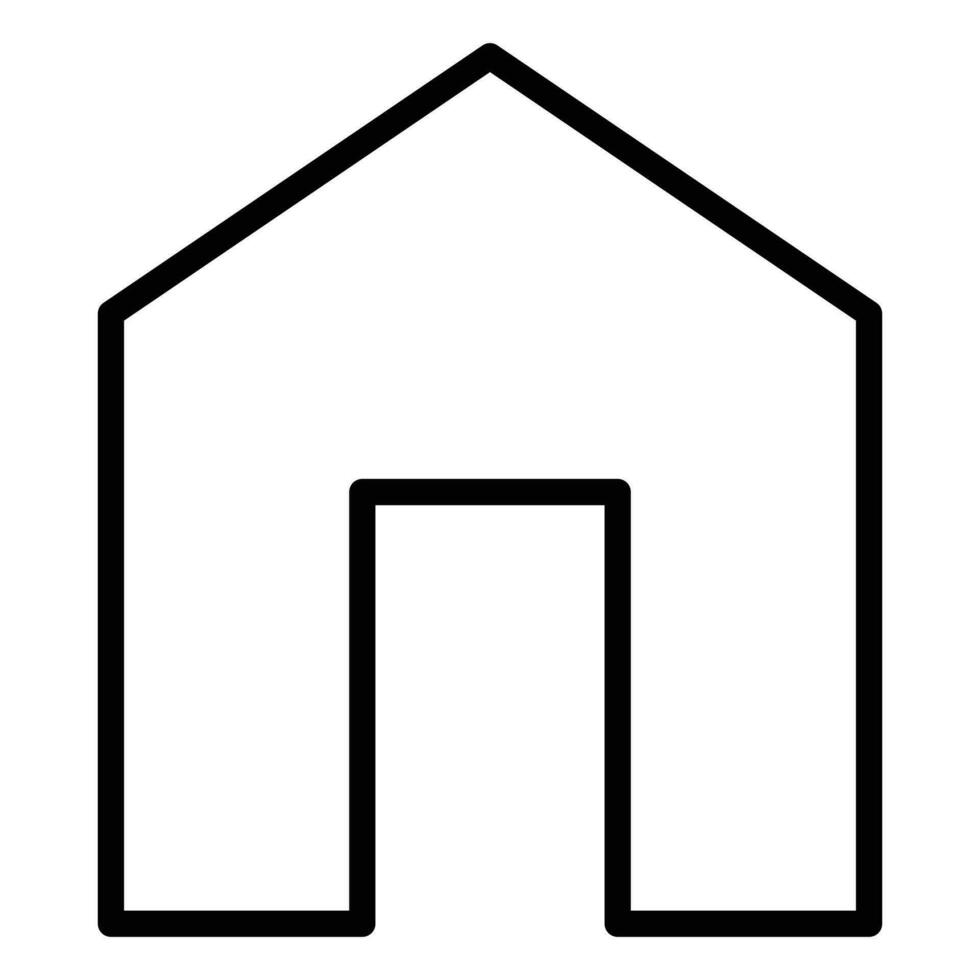 House icon. Real estate business. House modern unique concept. Flat icon. vector