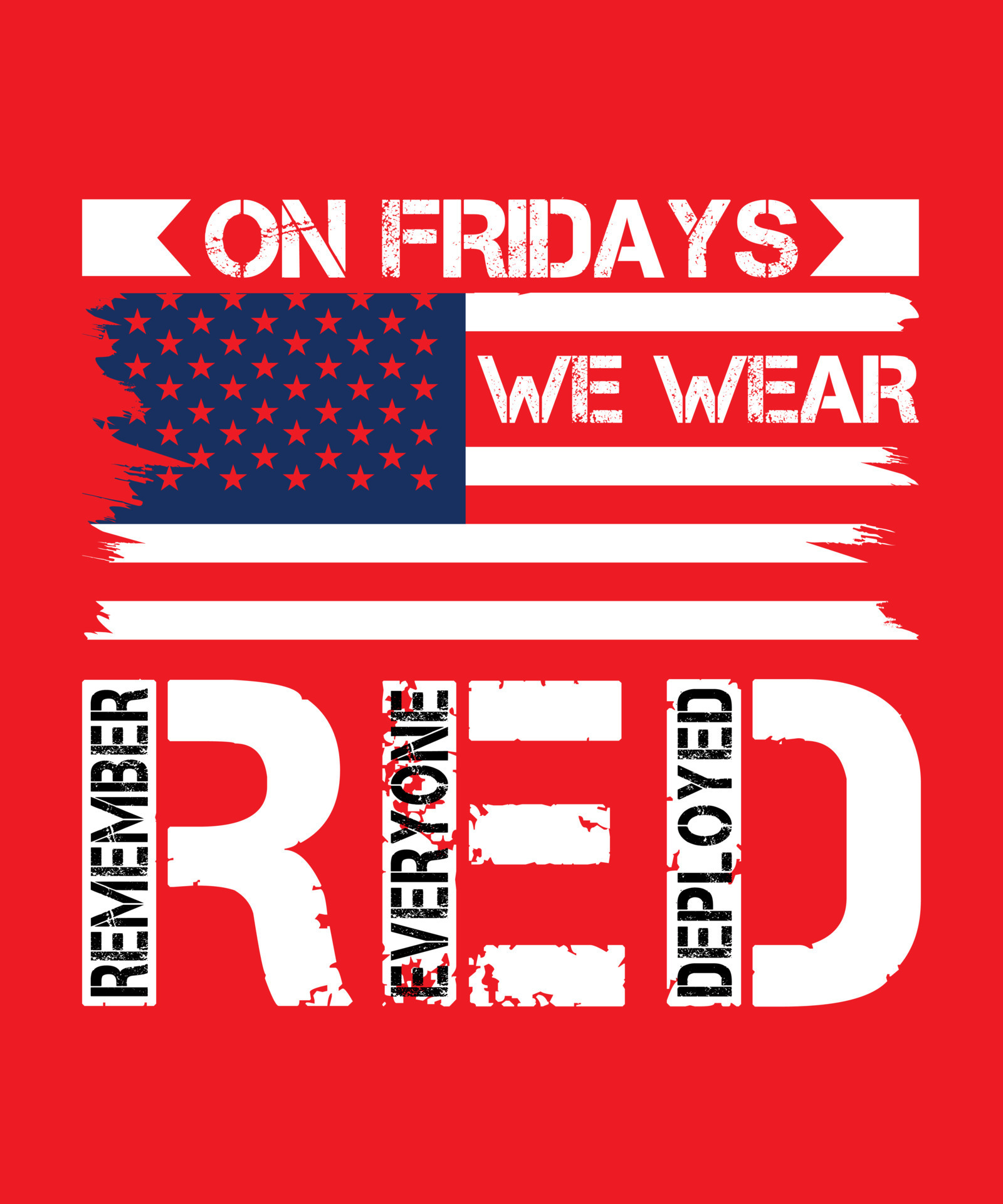 on-fridays-we-wear-red-veteran-t-shirt-design-23174662-vector-art-at