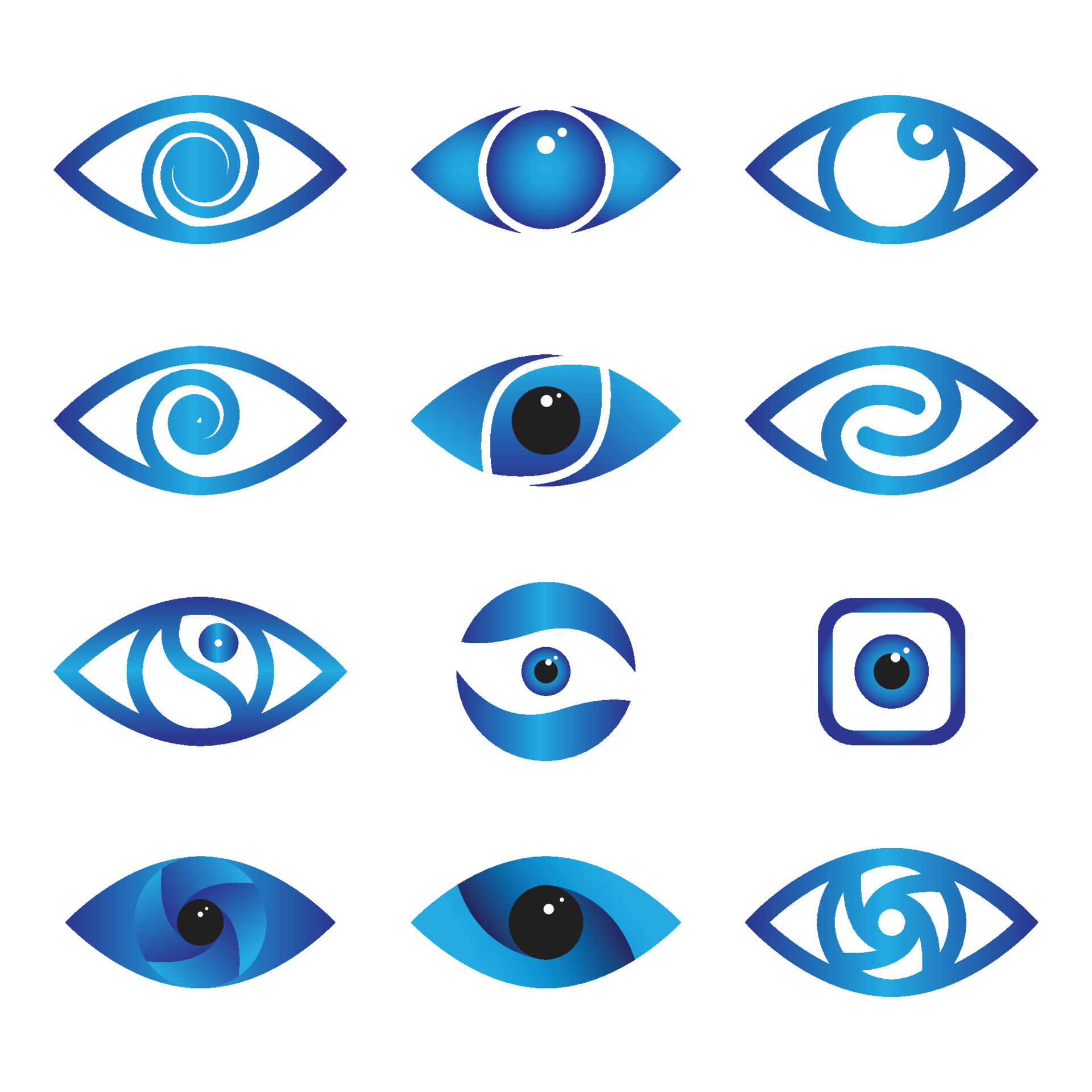 Set Of Blue Eye Logo Icon Vector Illustration 23174681 Vector Art At set-of-blue-eye-logo-icon-vector-illustration-23174681-vector-art-at