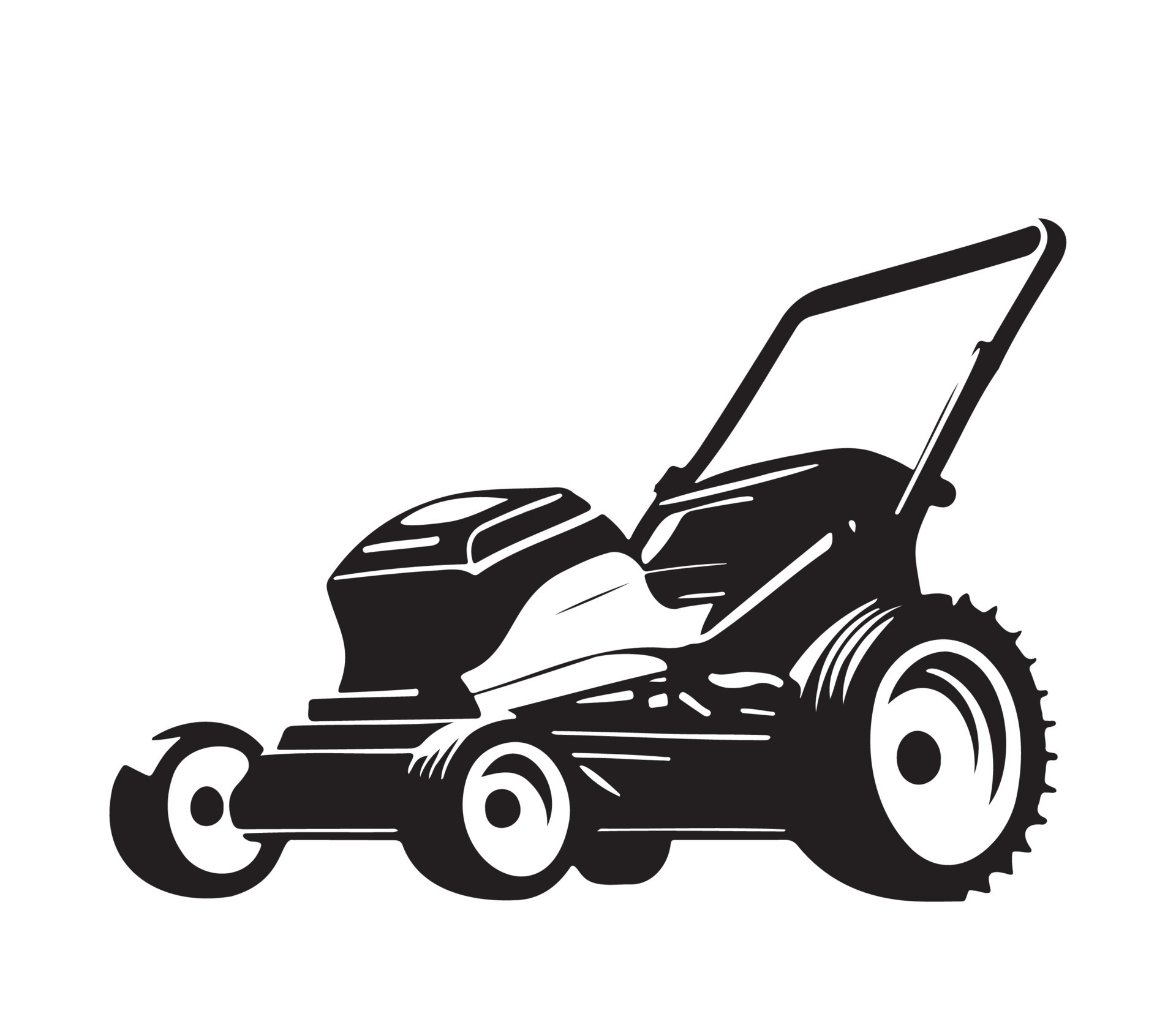 lawn mower icon. Simple illustration of electric lawn mower vector icon