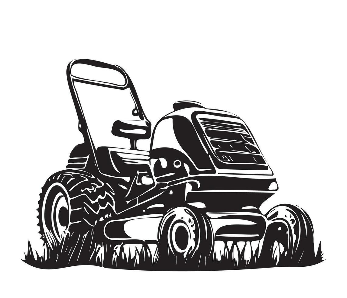 lawn mower icon. Simple illustration of electric lawn mower vector icon