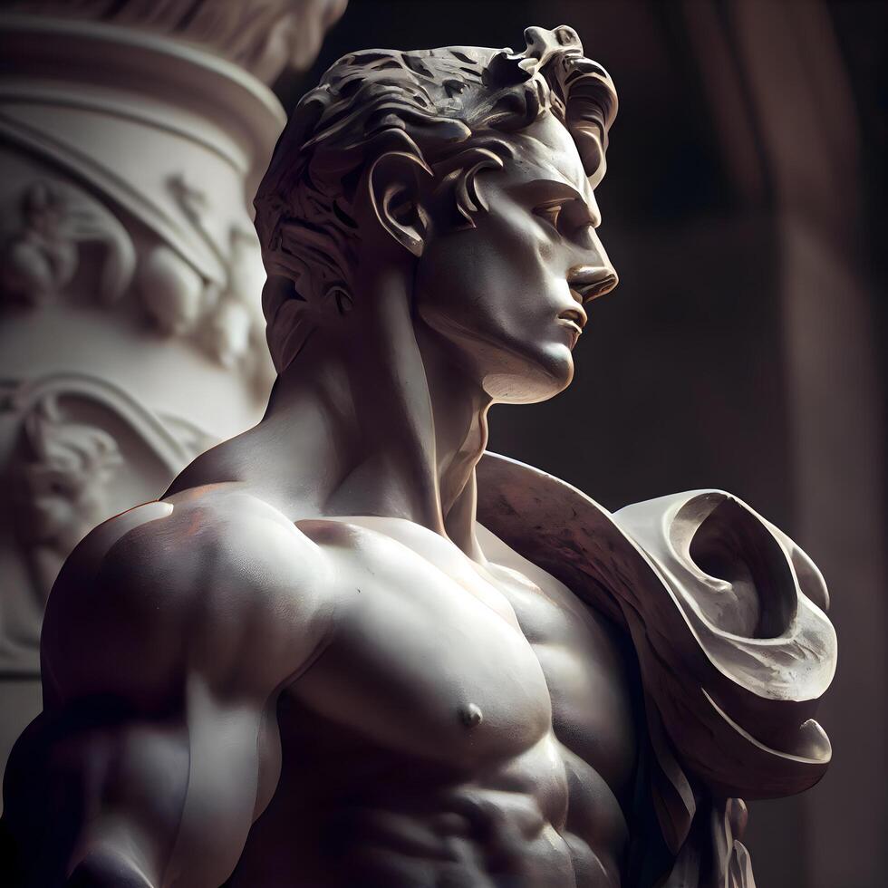 Statue of David by Michelangelo, Florence, Tuscany, Italy, Image photo