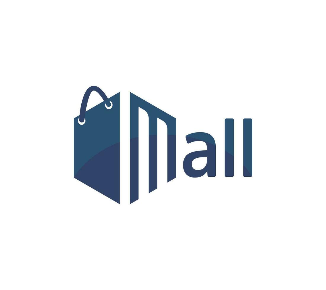 Mall Logo Is Marketing Shopping Sales Business And Company Logo On Mall Logo Is Marketing Shopping Sales Business And Company Logo On