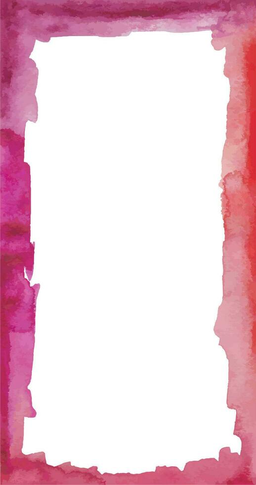 Abstract simple frame or border art background. Organic shapes, Watercolor. Background for banner, poster. vector