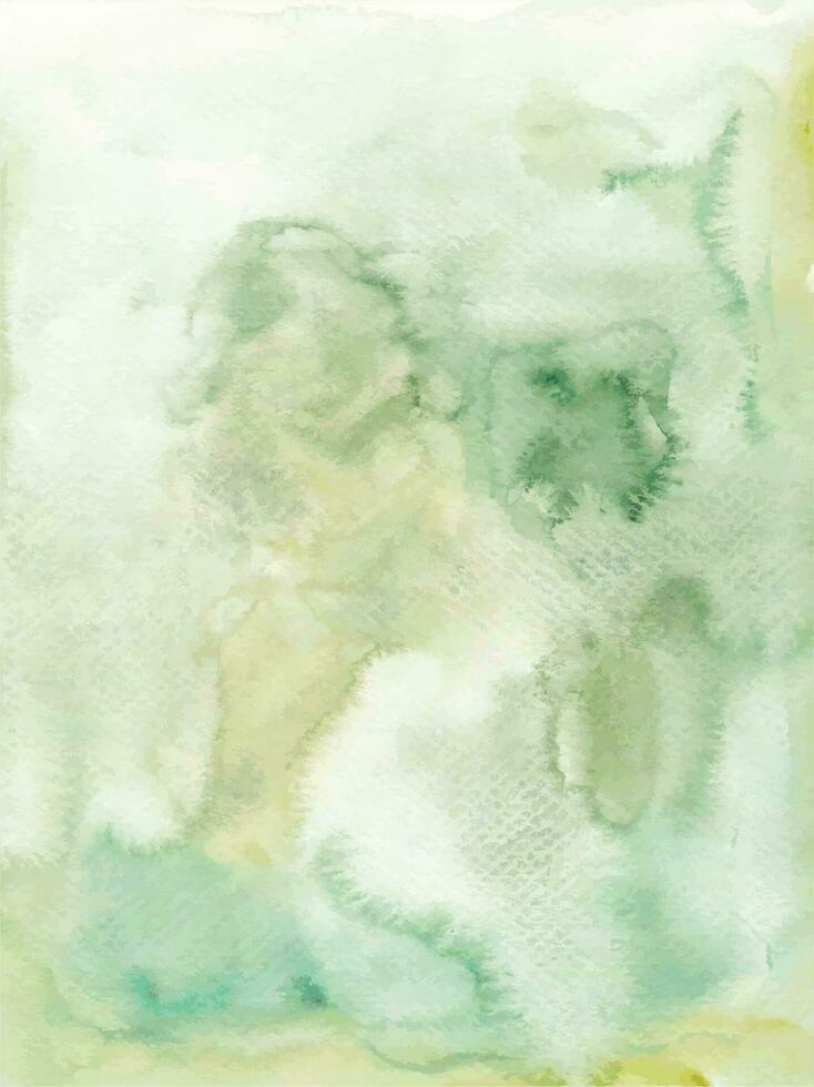 Green abstract paper texture background with watercolor. Splash watercolor. vector