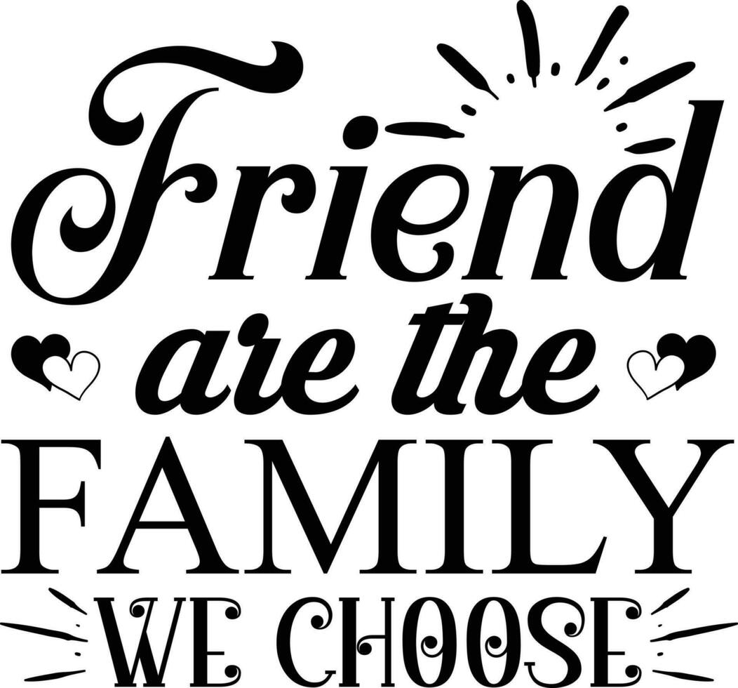 Friendship Quotes Design vector