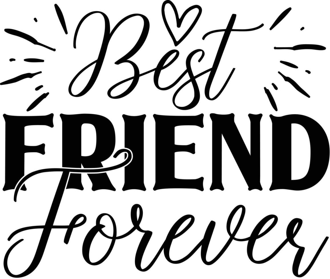 Friendship Quotes Design vector