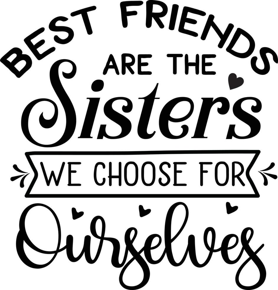 Friendship Quotes Design vector
