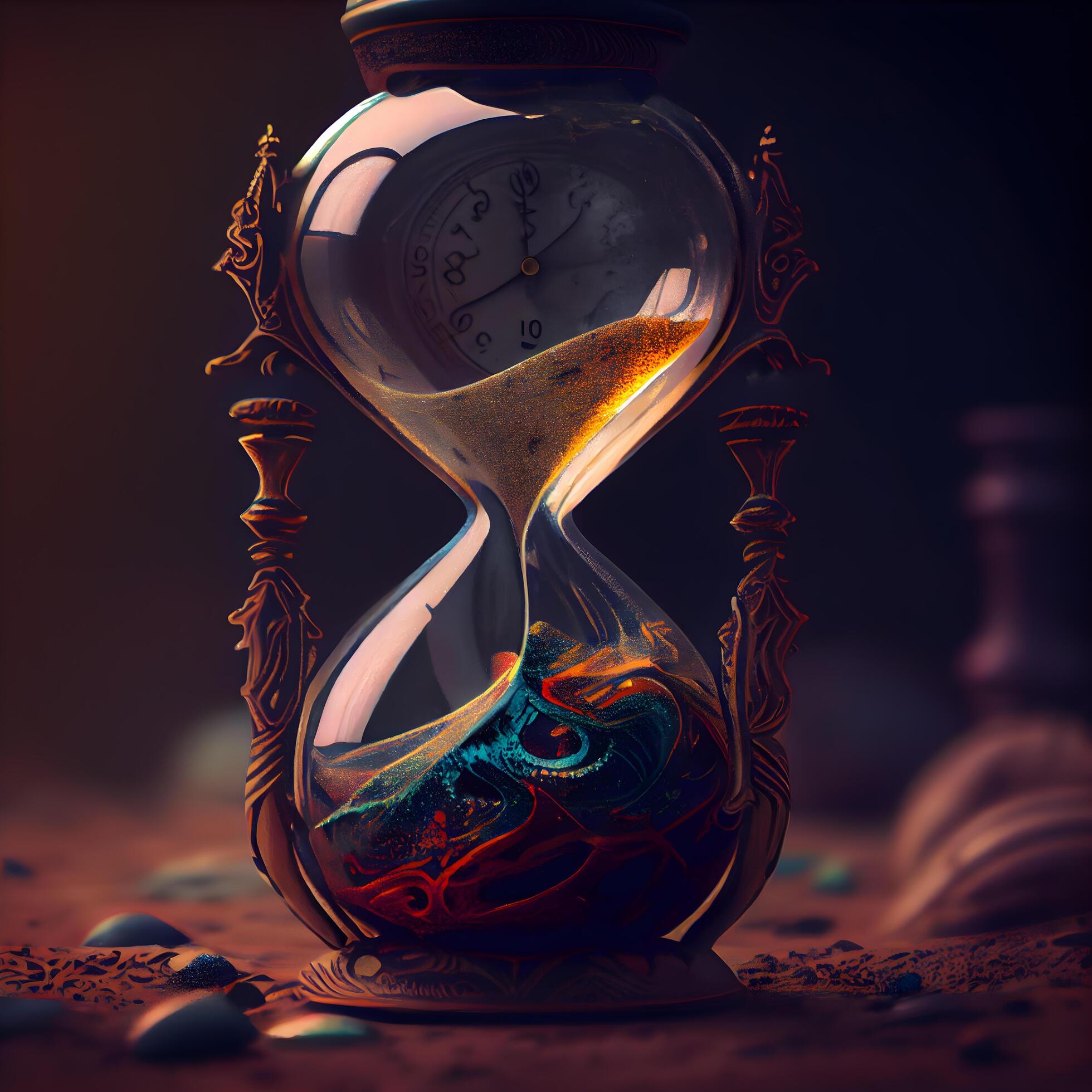 Vintage hourglass store