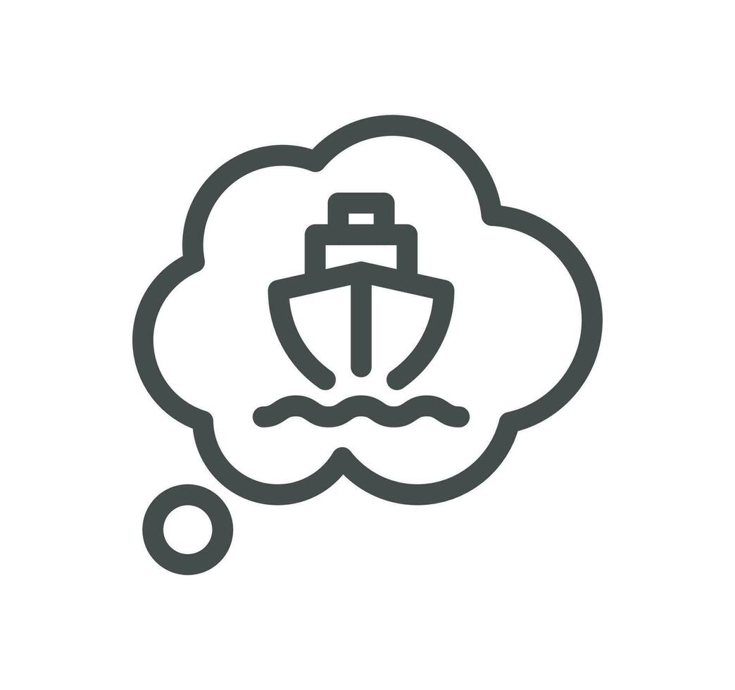 Logistics related icon outline and linear vector. vector