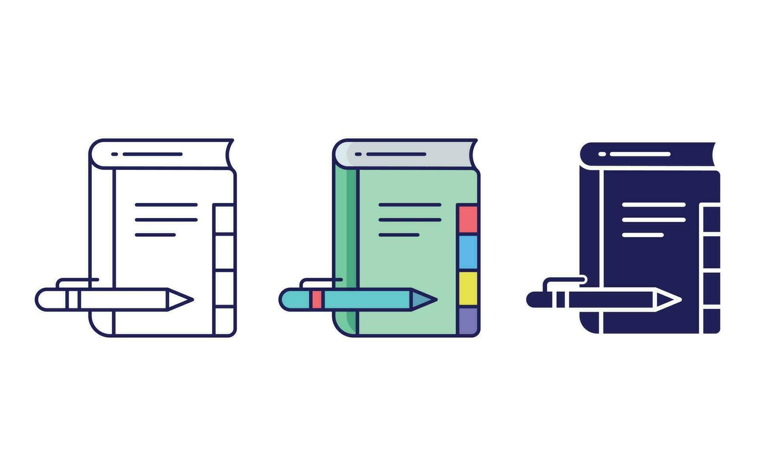 book pen vector icon