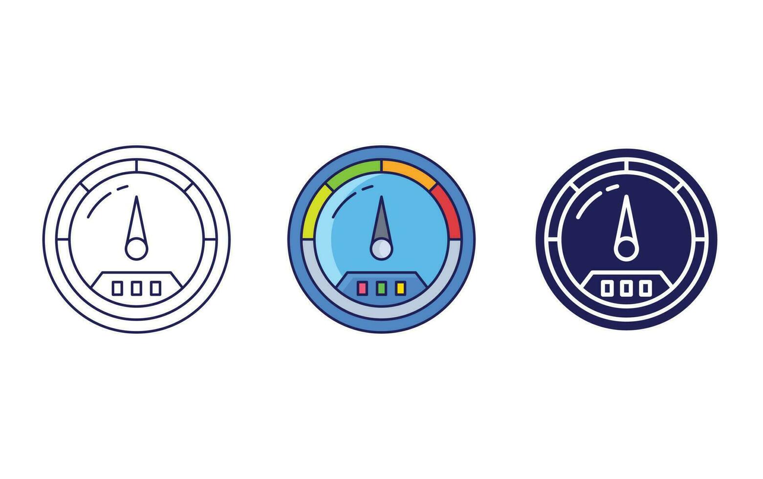 Meter vector icon