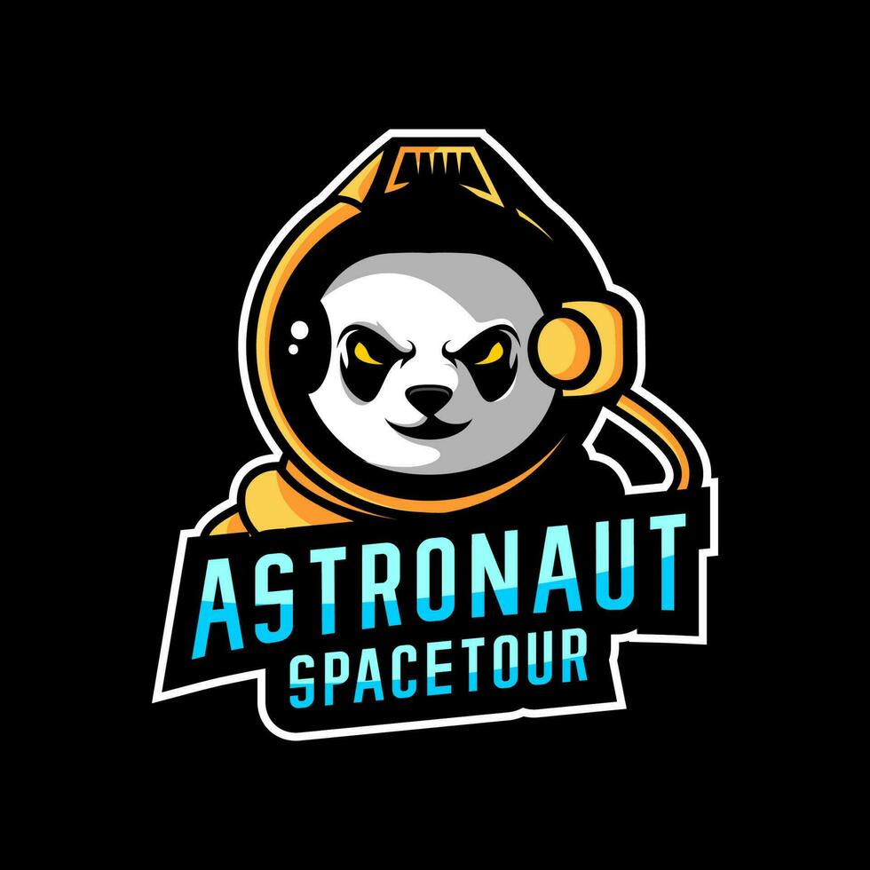ASTRONAUT PANDA VECTOR