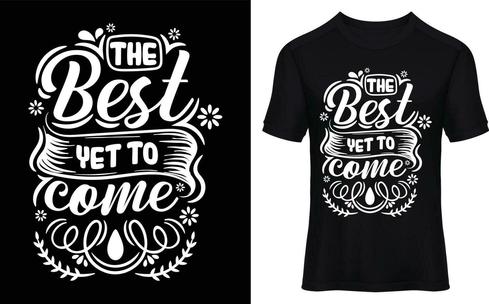 Modern minimalist typography T-shirt design vector