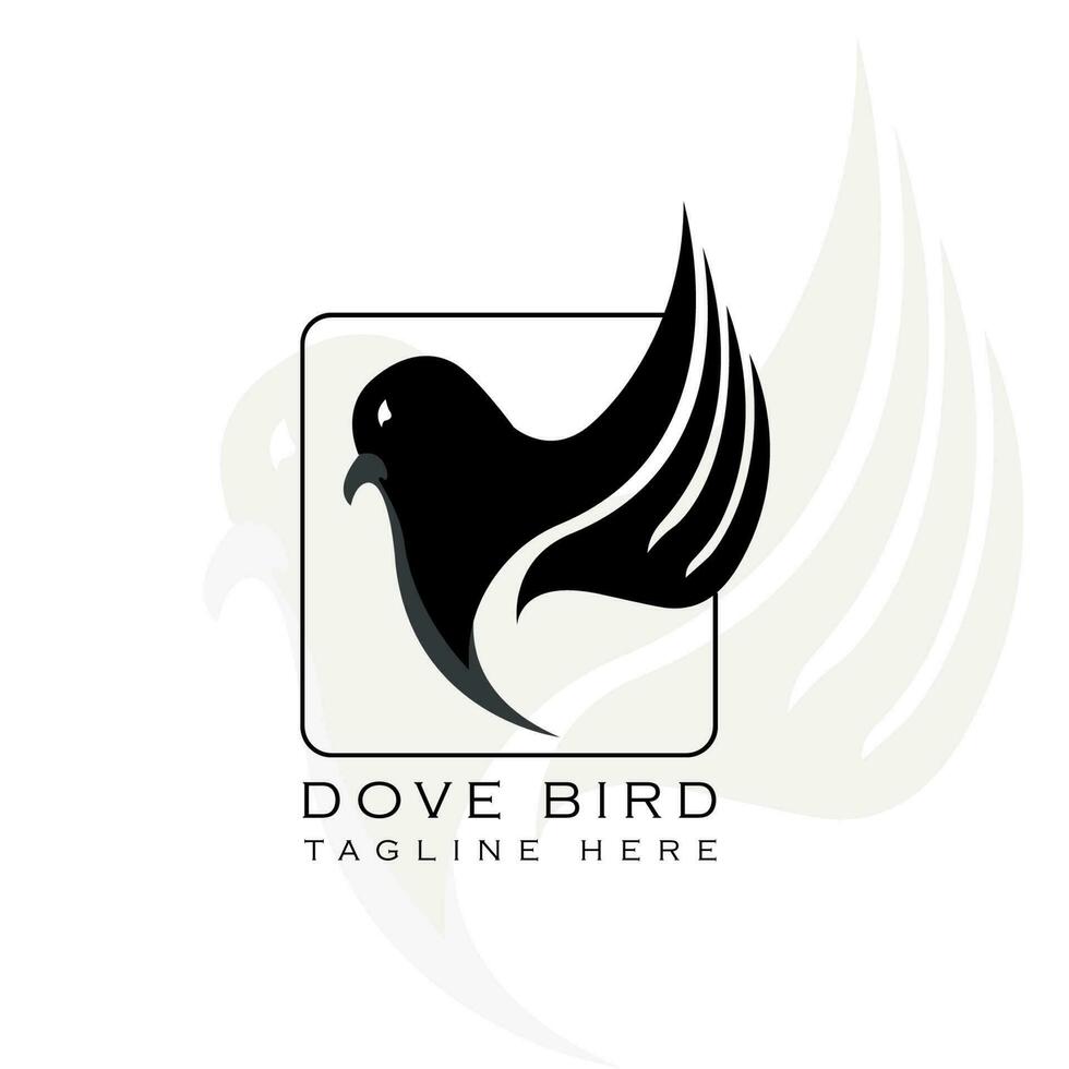 DOVE BIRD LOGO vector