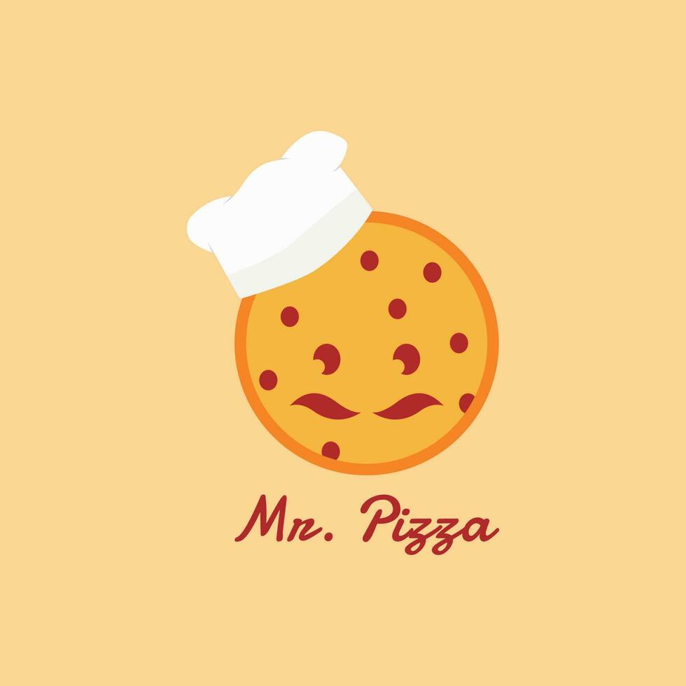 señor Pizza logo vector