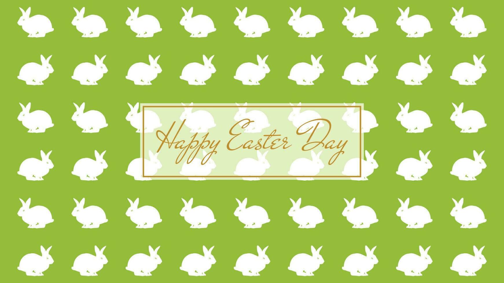 EASTER RABBIT PATTERN vector