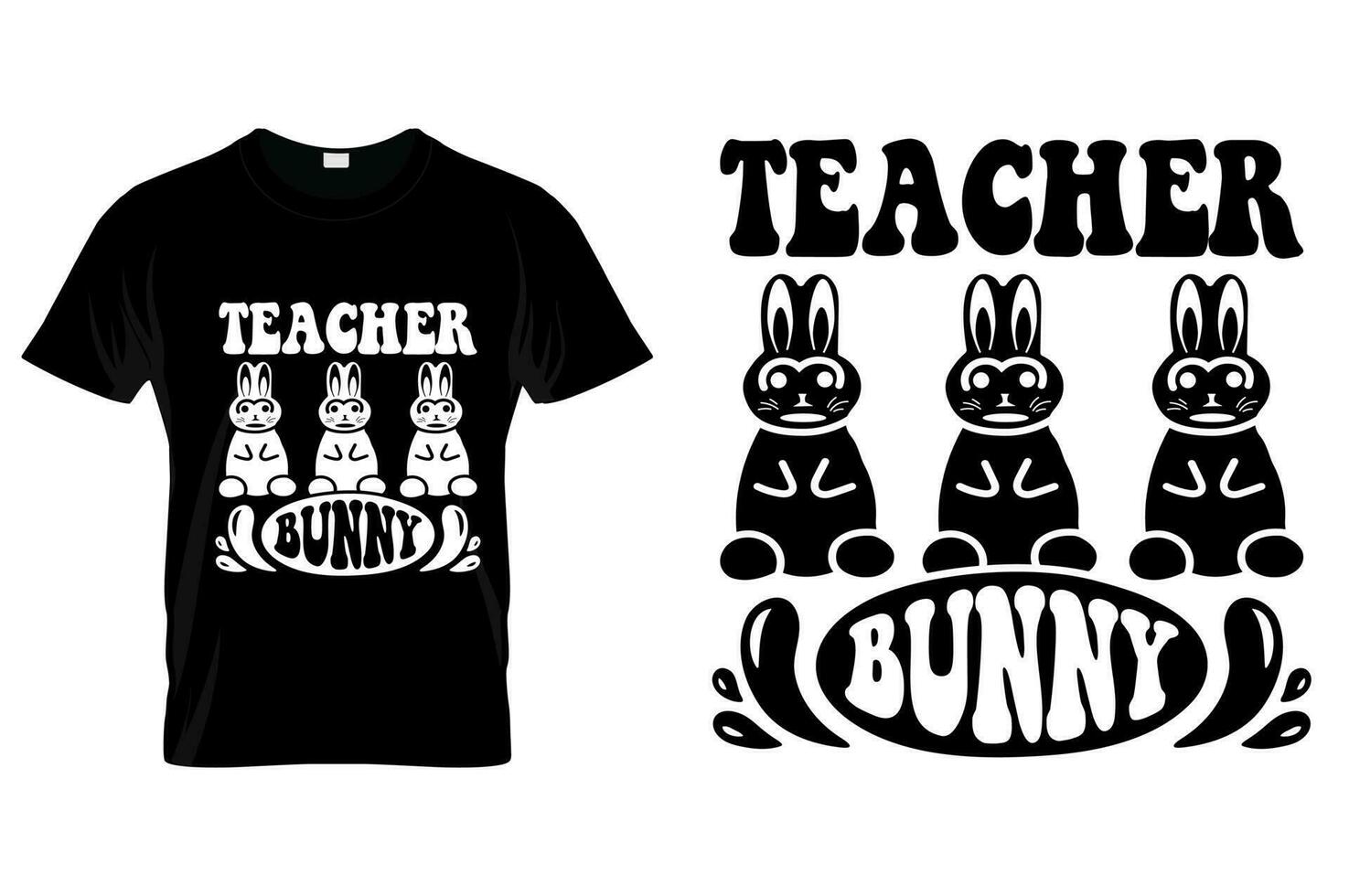 Easter Day Tshirt design Easter Funny Quotes tshirt for kids men women poster and gift vector