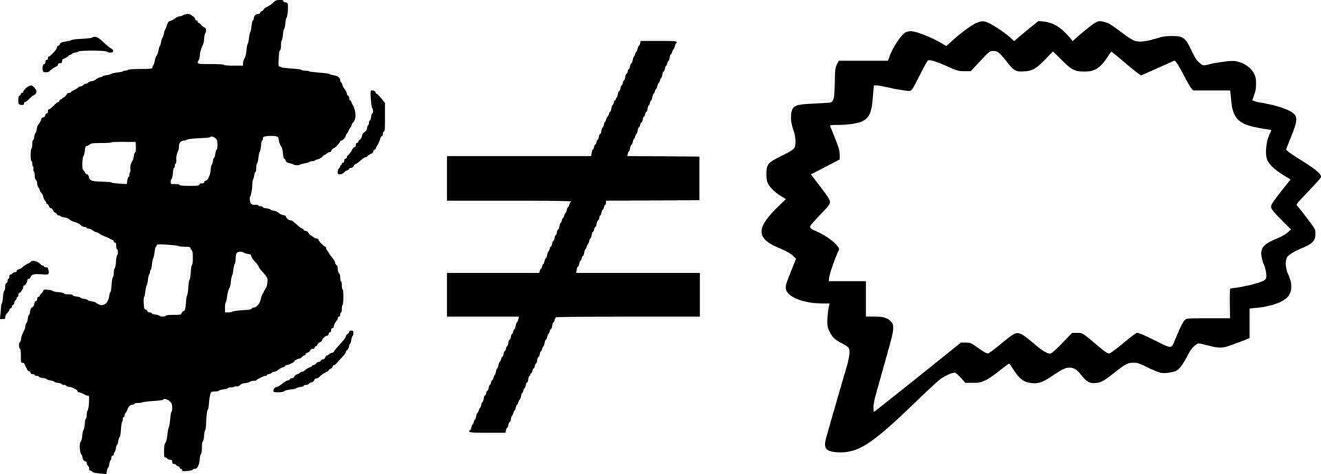 Money Is Not Speech vector