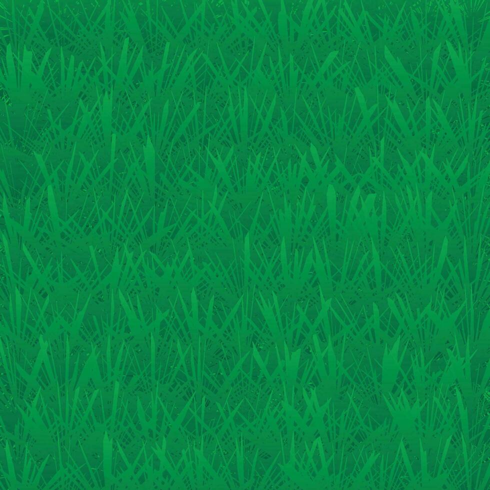 A green background with a pattern of grass vector