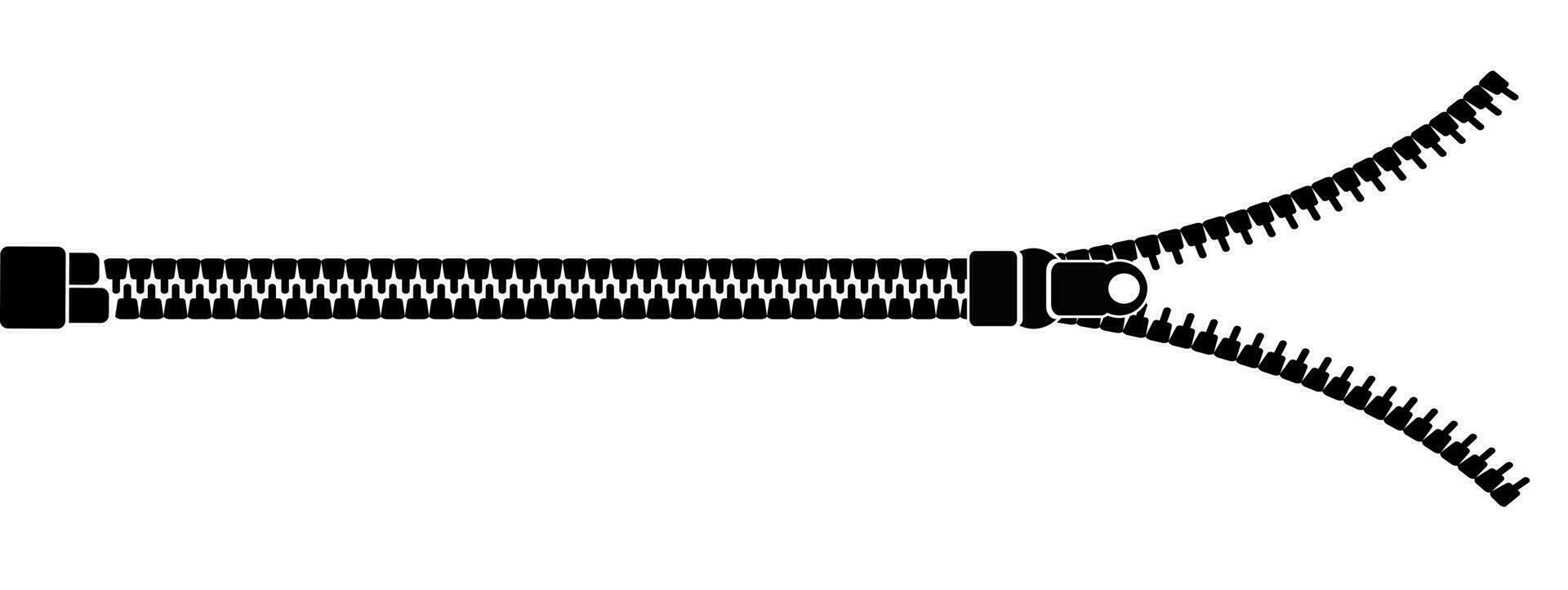 zipper vector illustration icon logo