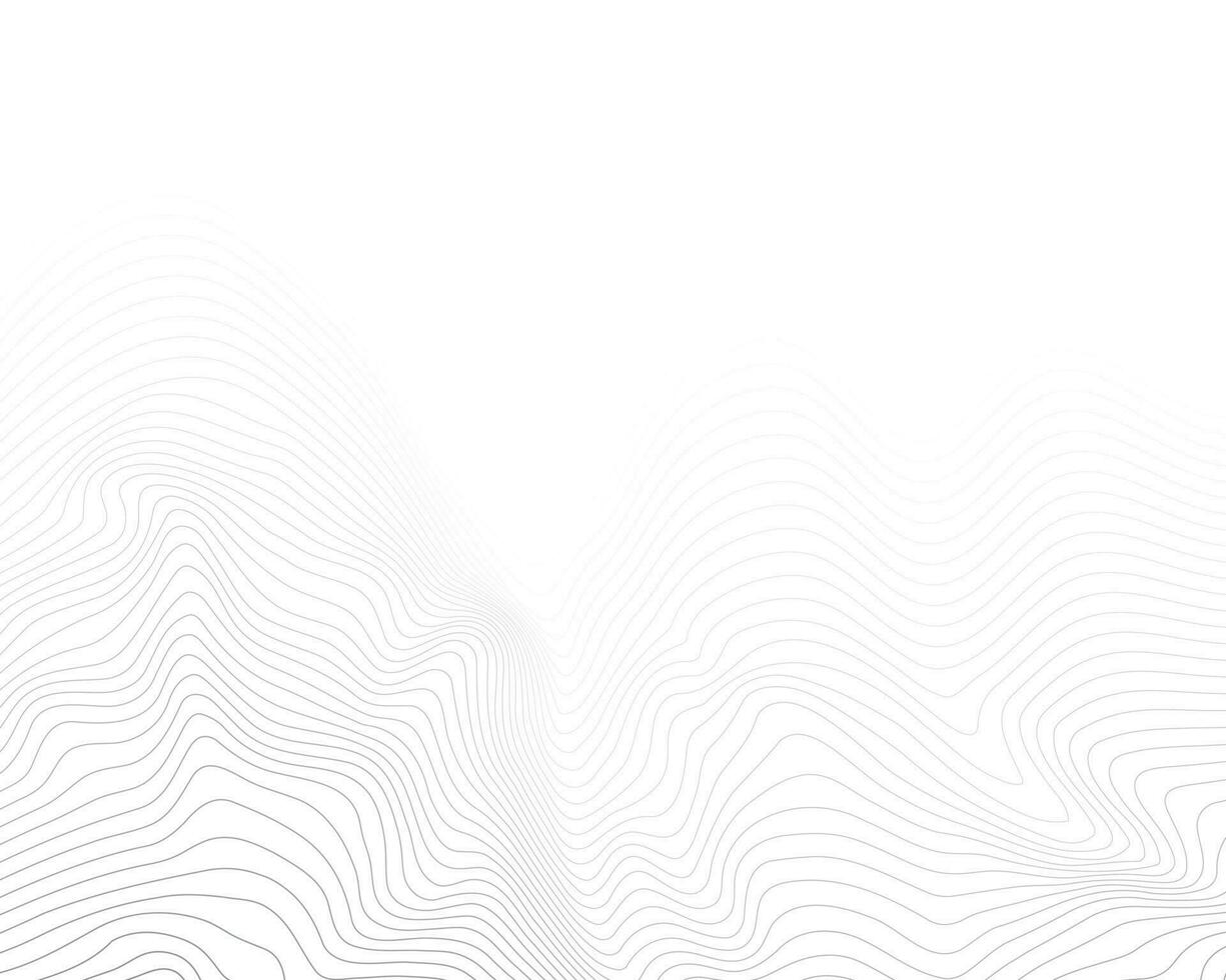 Abstract pattern of a plurality of distorted lines and shapes vector