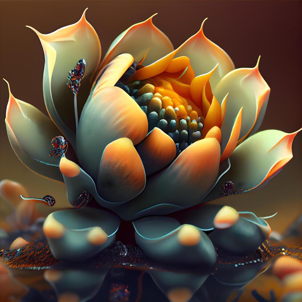 3d illustration of abstract geometric composition,digital artwork for creative graphic design, Image photo