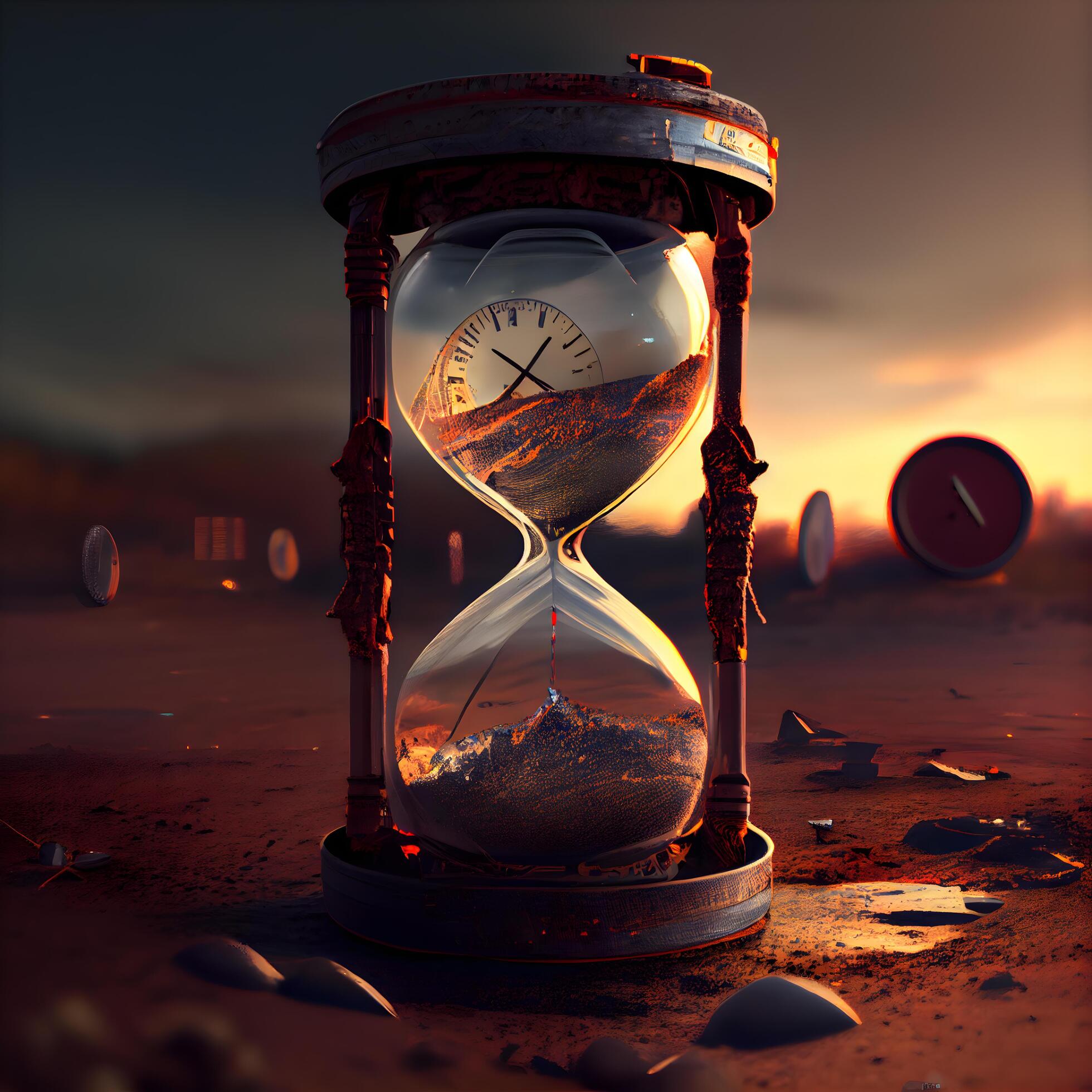 ancient hourglass