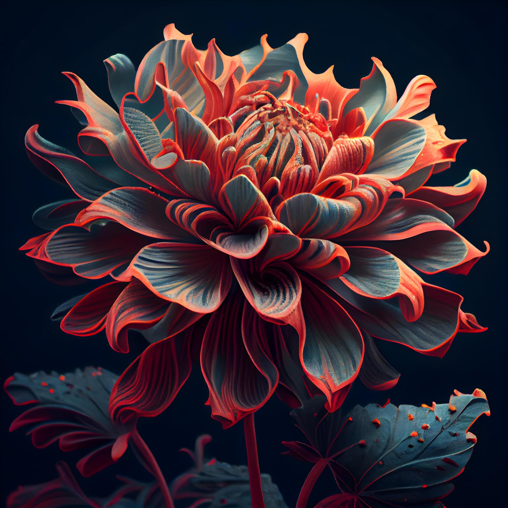 Blue 2024 dahlia flower