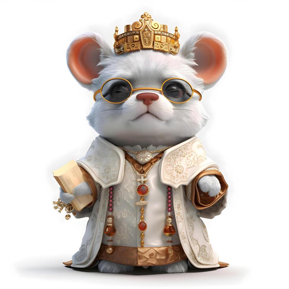 Cute cat in a suit of the medieval knight. White background., Image photo