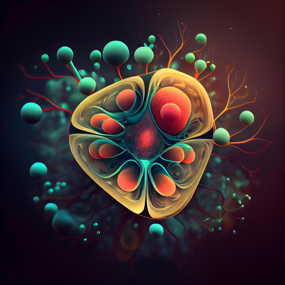 3D illustration of abstract fractal for creative design, art and entertainment, Image photo