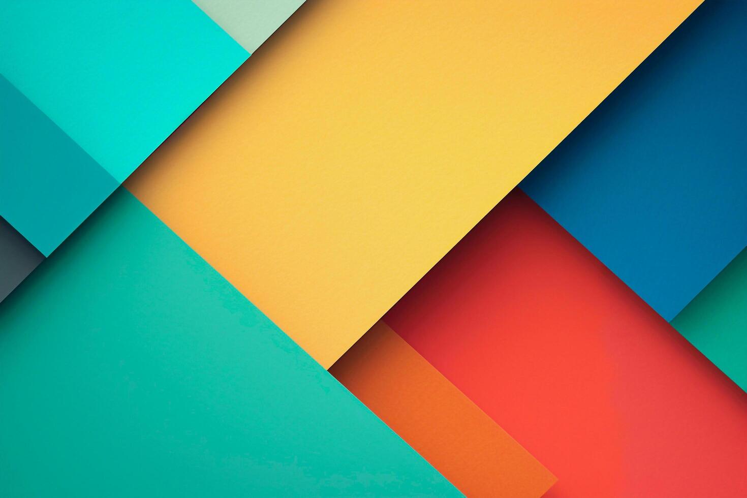 Colorful material design 3d illustration of form superficial layers. photo