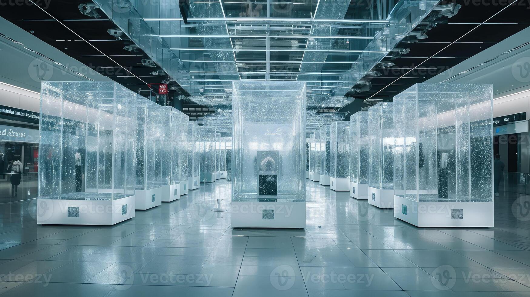 Background of the architecture of the city of the future.. Created with photo