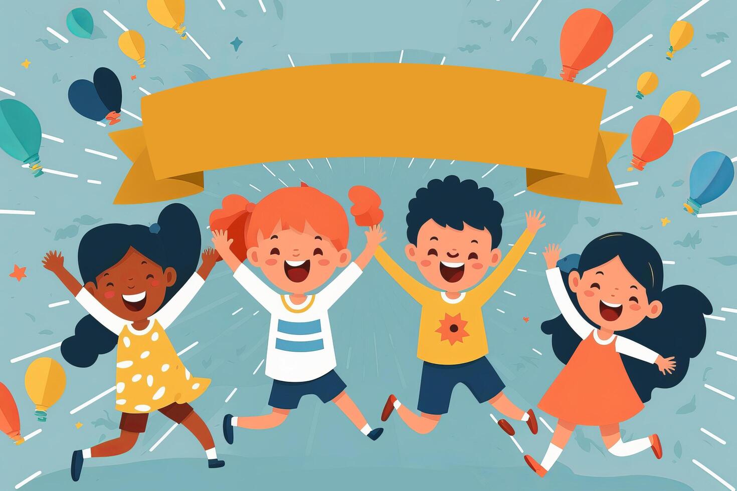 Happy International Children s Day For Children s Celebration 23188742 happy-international-children-s-day-for-children-s-celebration-23188742