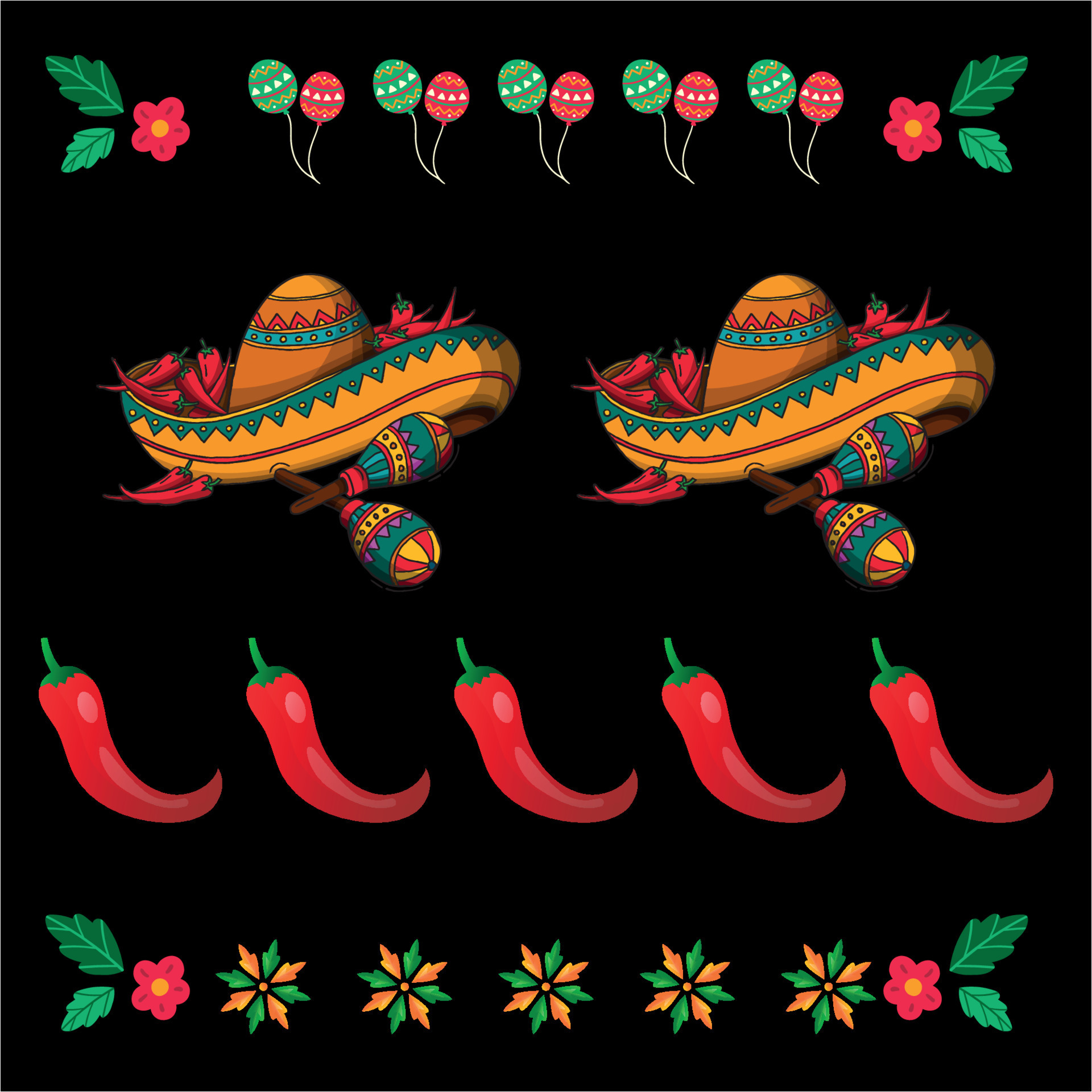 Cinco De Mayo May 5 Holiday In Mexico Poster With Grunge Texture cinco-de-mayo-may-5-holiday-in-mexico-poster-with-grunge-texture