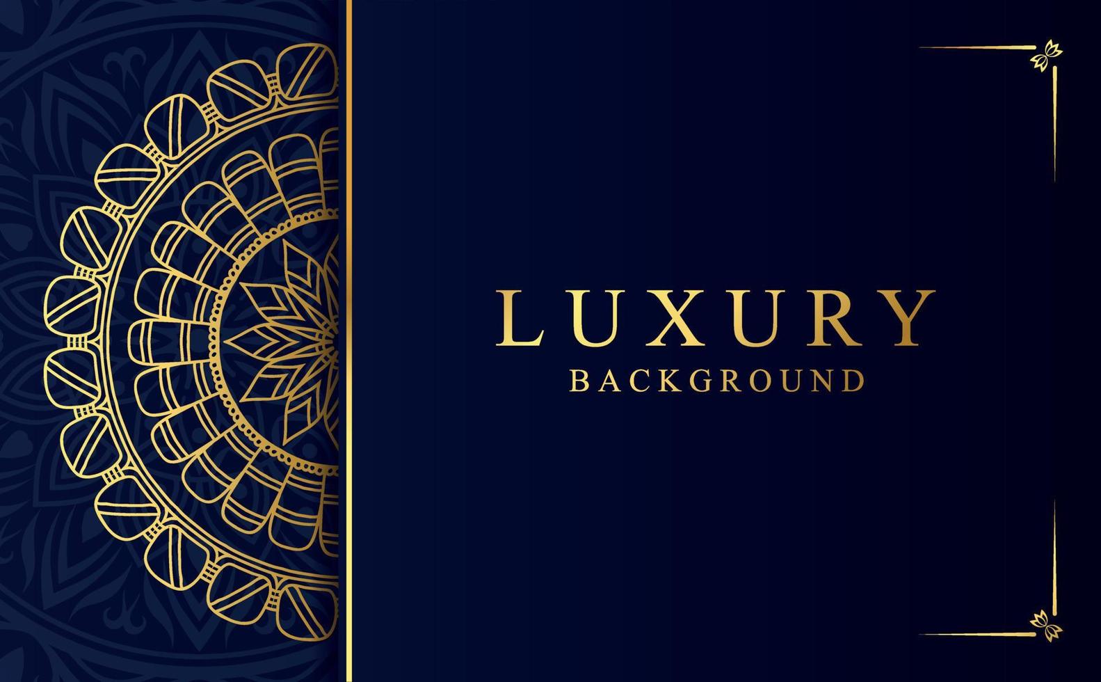 Luxury golden mandala design background in Arabic style vector