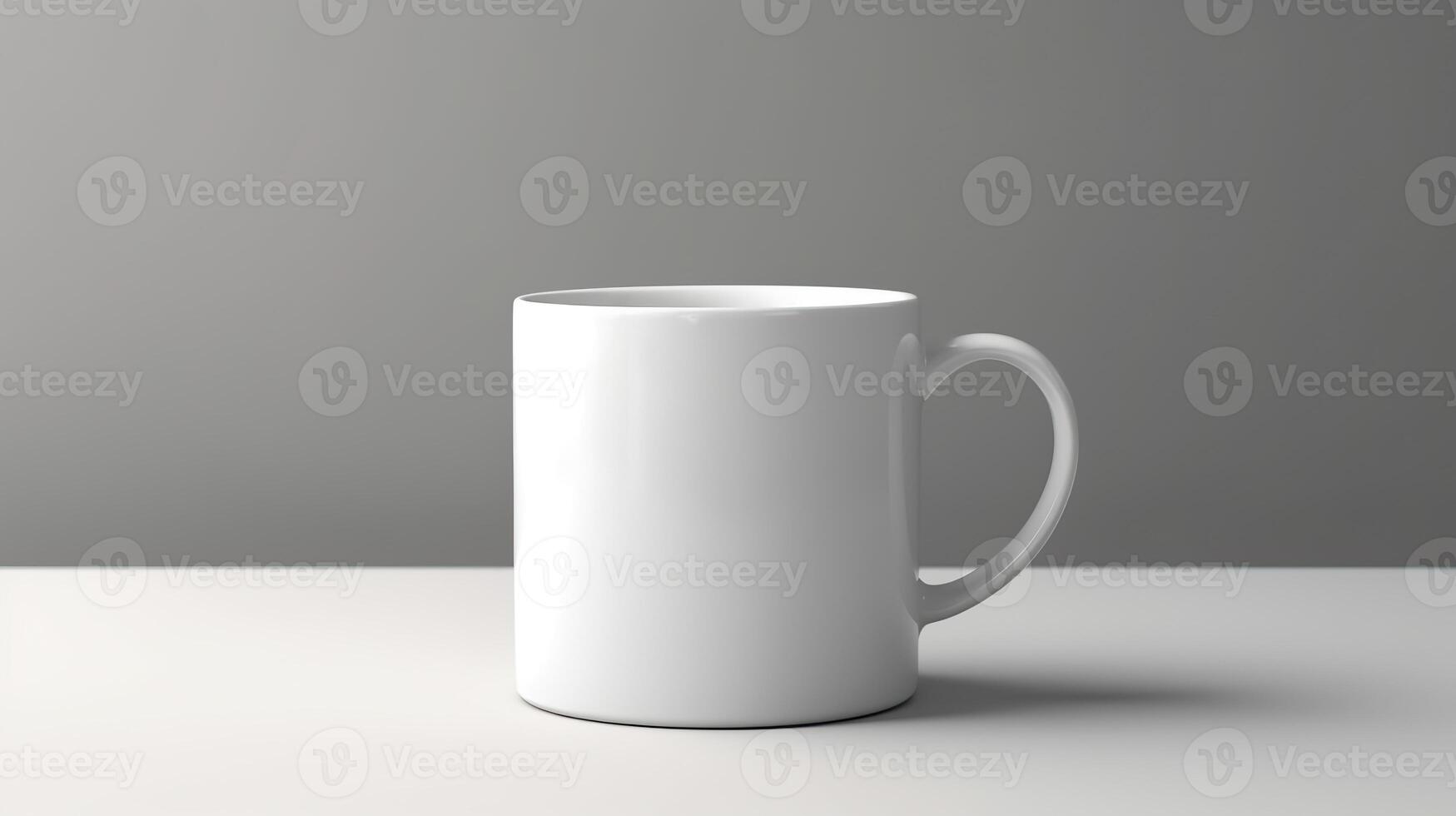 . . White black template mug cup mock up. Can be used for graphic design or marketing. Graphic Photo Art