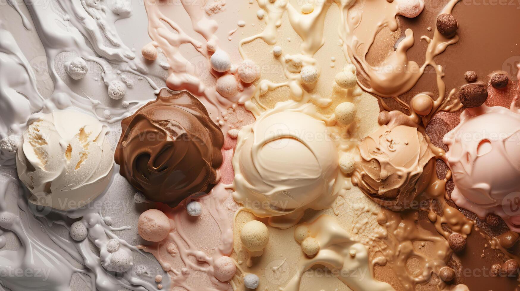 . . Macro shot photography ice cream background pattern desert scoop. Graphic Art photo