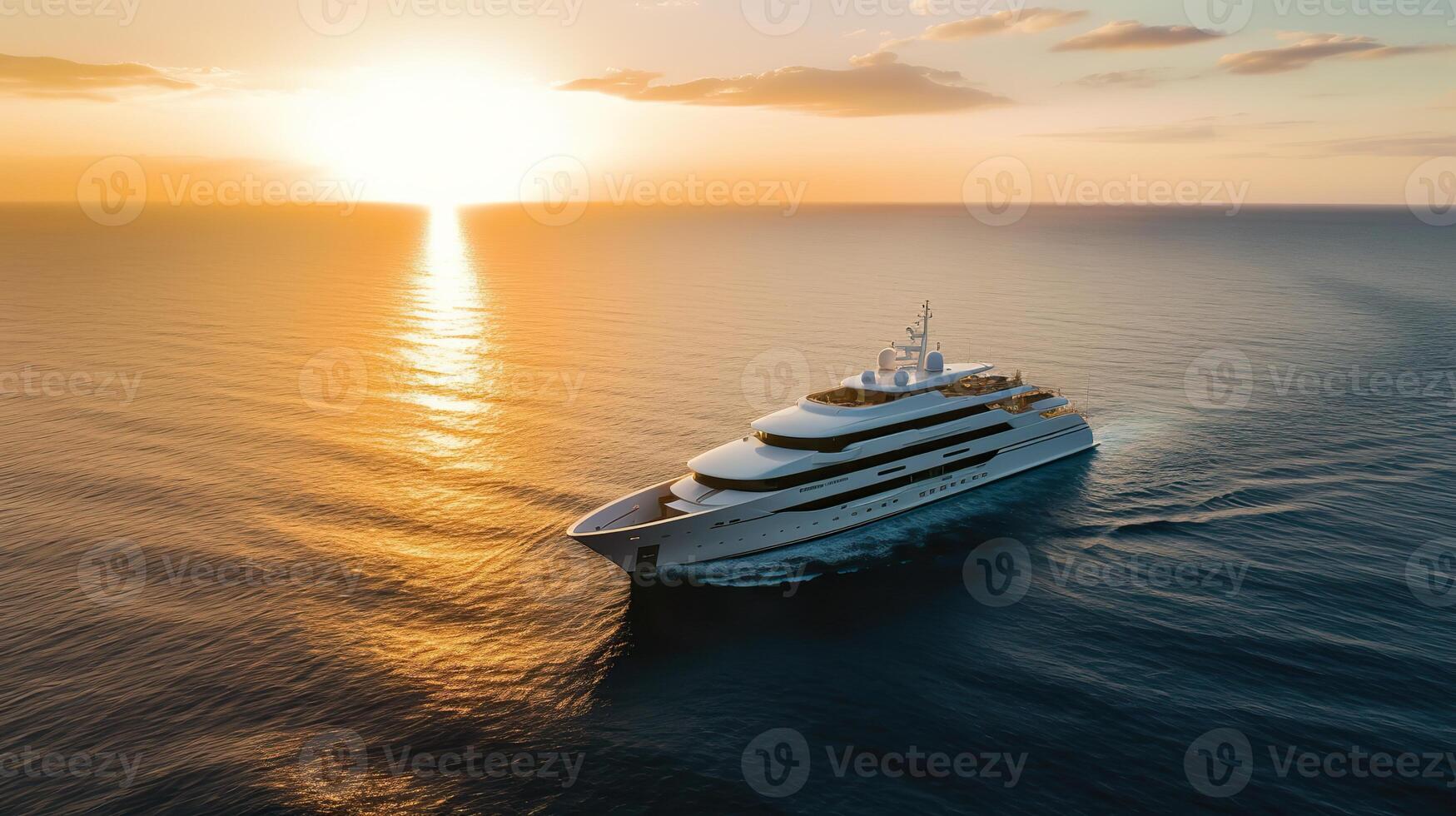 . . Photo Photography shot aerial from drone. Luxury big boat yacht. Cruise adventure vacation vibe. Can be used for promoting design agency. Graphic Art