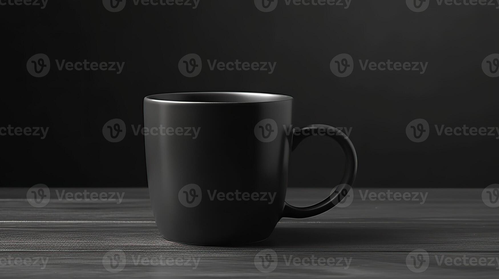 . . Black black template mug cup mock up. Can be used for graphic design or marketing. Graphic Photo Art